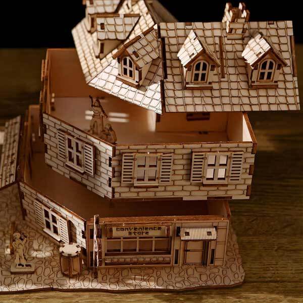 Postwar City Ruins 3D Wooden Puzzle_Description_3