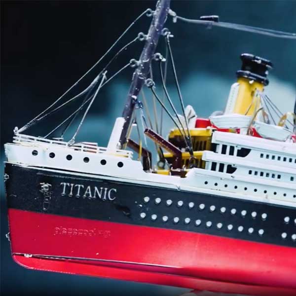 RMS Titanic 3D Metal Puzzle_Description_6