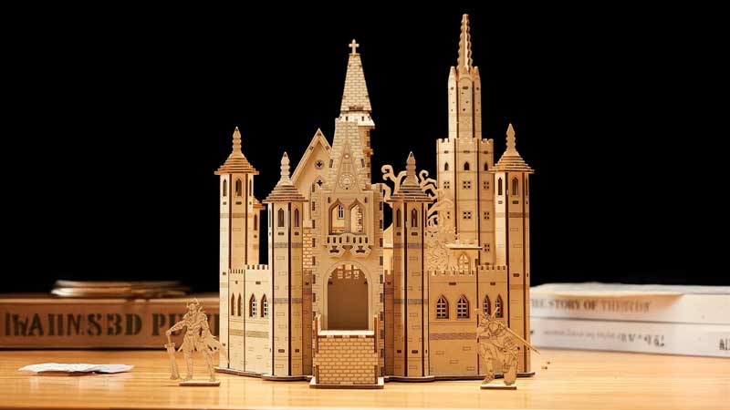 Royal Knights Castle 3D Wooden Puzzle_Description_2