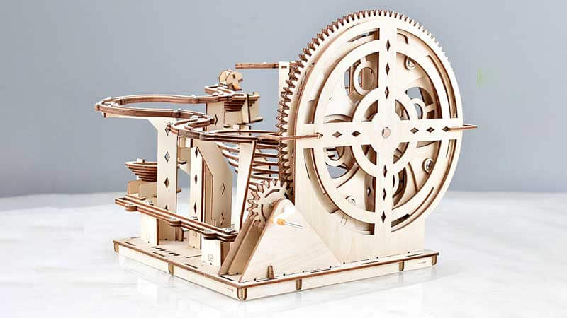 Spiral Marble Run 3D Wooden Puzzle_Description_1