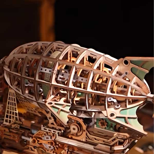 Steampunk Airship 3D Wooden Puzzle_Description_3
