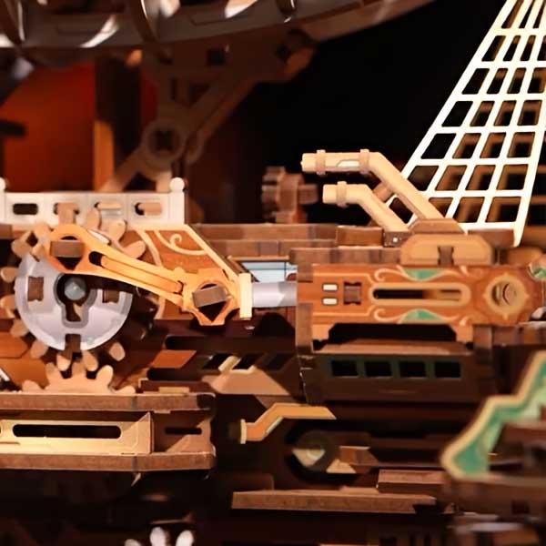 Steampunk Airship 3D Wooden Puzzle_Description_4