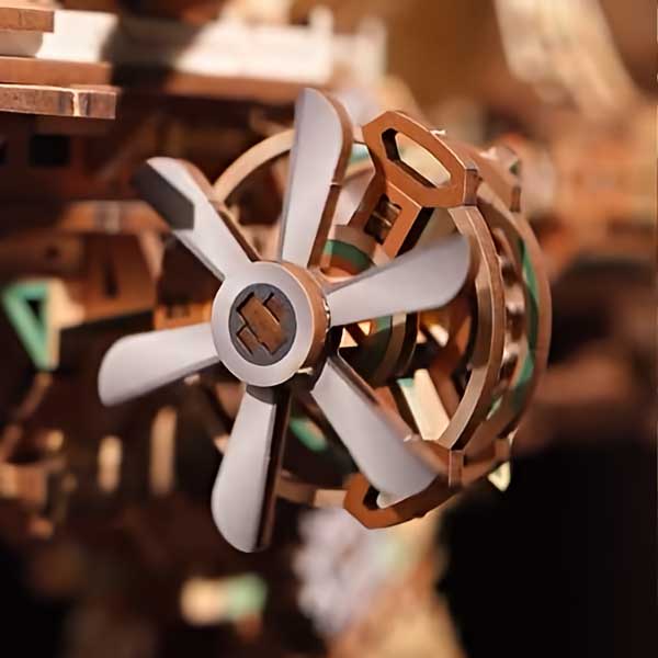 Steampunk Airship 3D Wooden Puzzle_Description_5