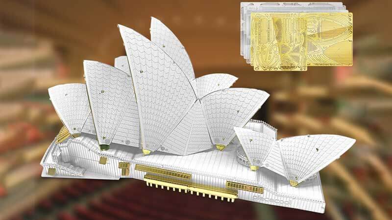 Sydney Opera House 3D Metal Puzzle_Description_2