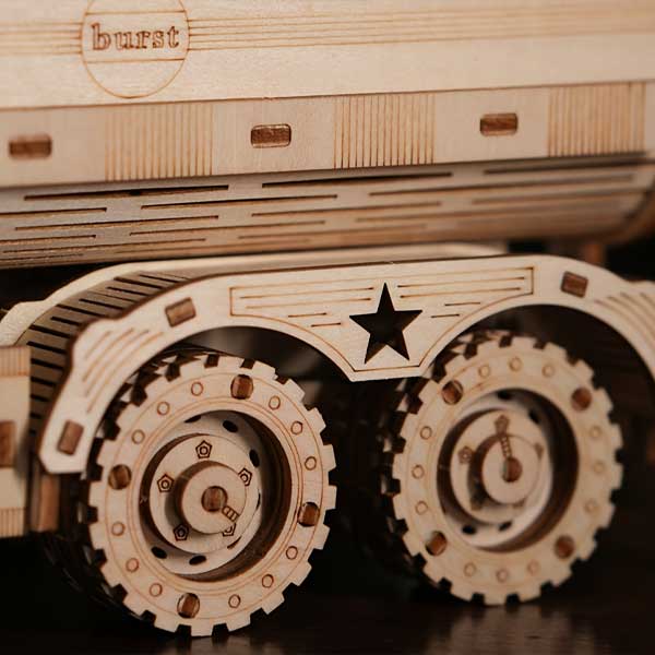 Tanker Truck Model 3D Wooden Puzzle_Description_5