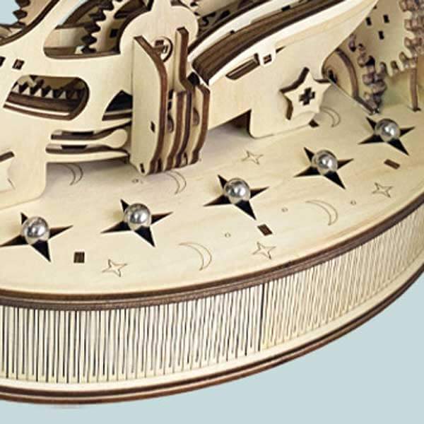 Wavy Marble Run 3D Wooden Puzzle_Description_3