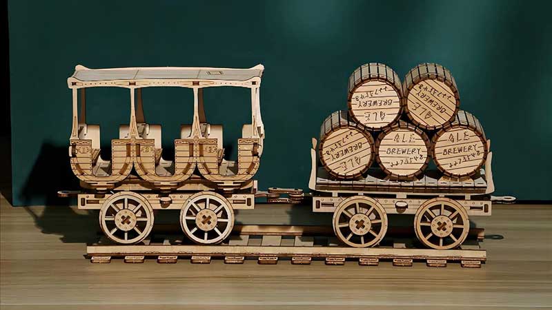 Wine Truck 3D Wooden Puzzle_Description_1